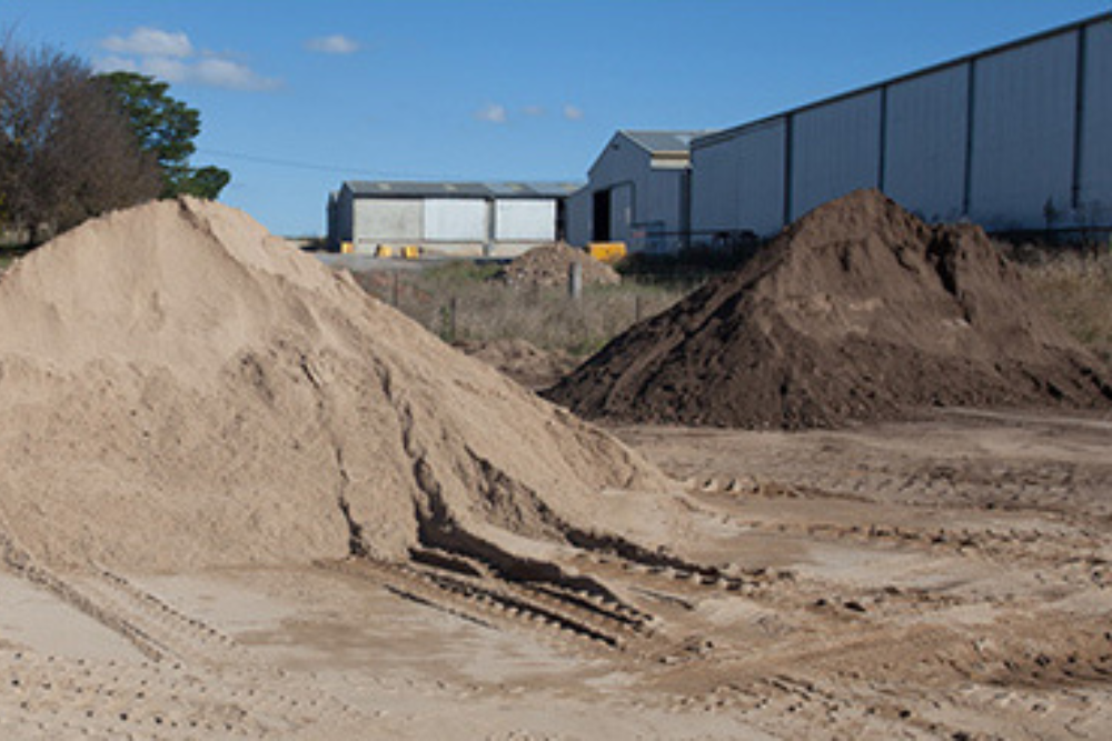 Sand and soils